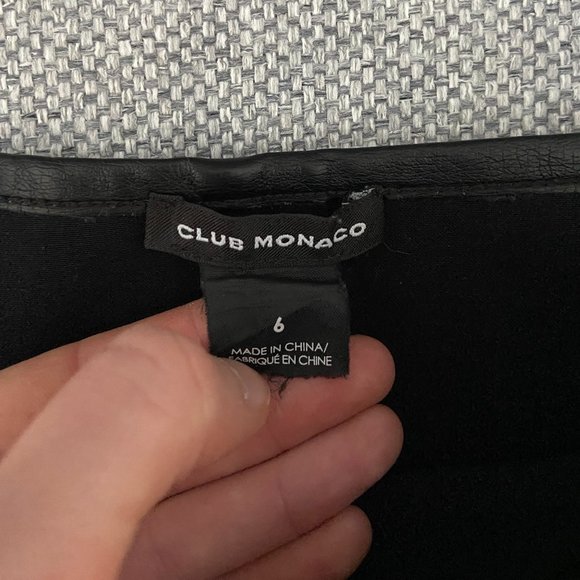 Club Monaco Zip Mini Skirt - Picture 2 of 5